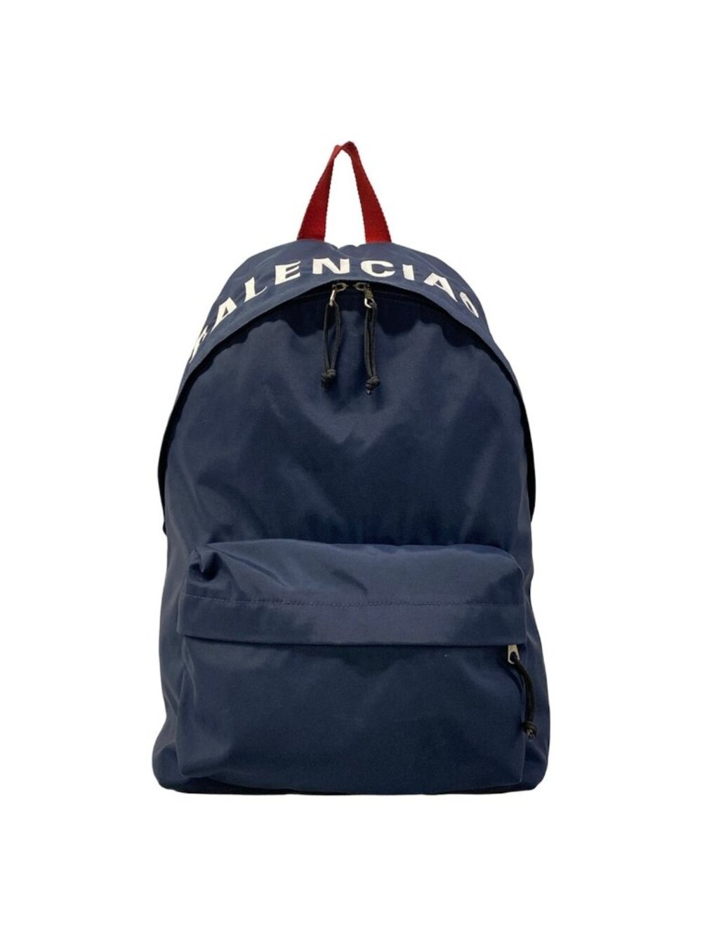 Balenciaga Backpack Wheel Navy White Red